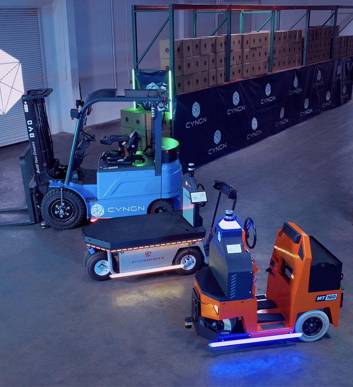 3 amr vehicles cyngn