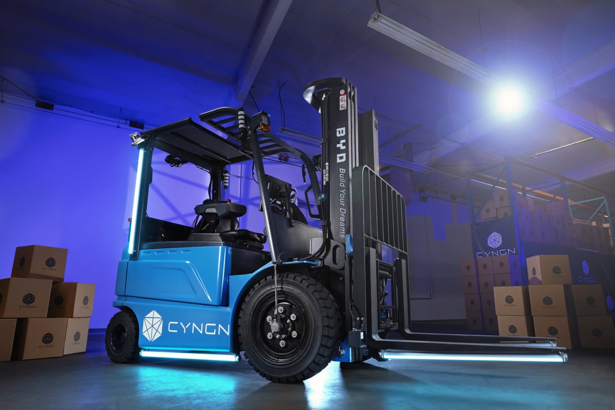 Cyngn DriveMod Forklift 1